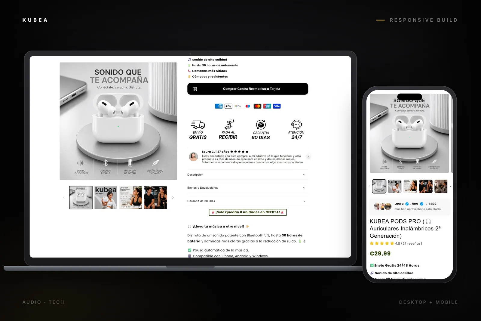 COD funnel homepage