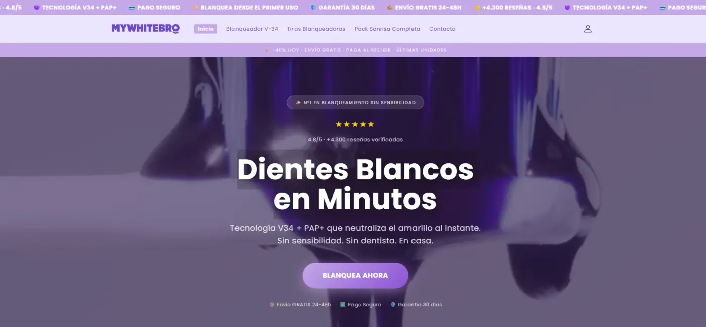 MyWhiteBro homepage hero