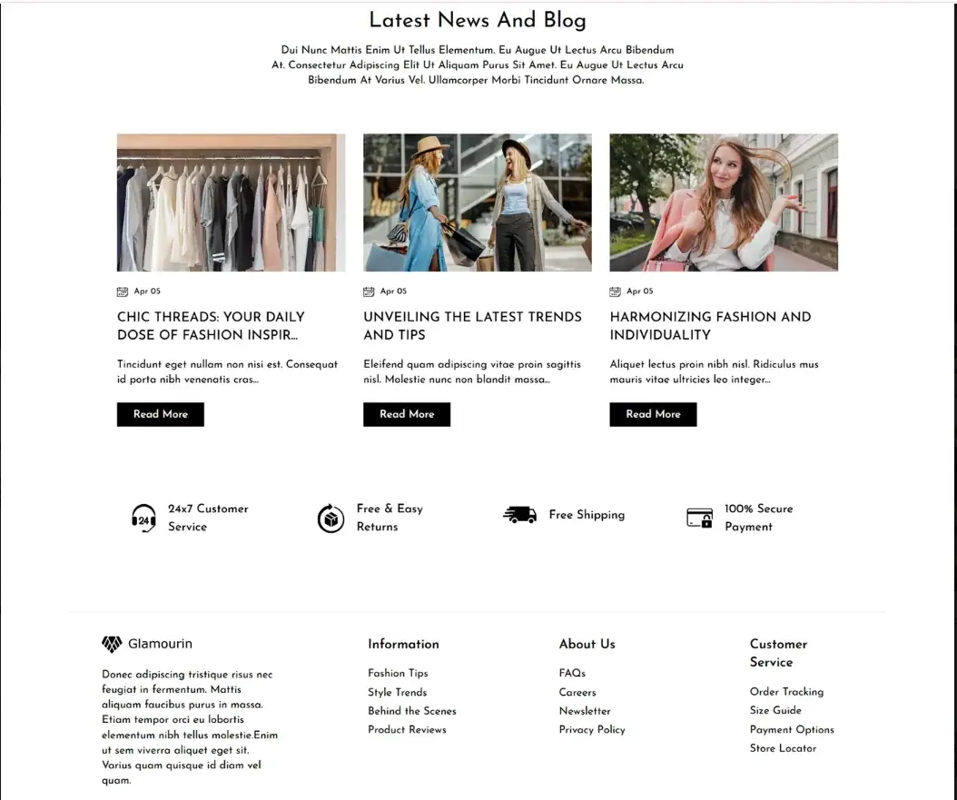 Glamourin featured collections