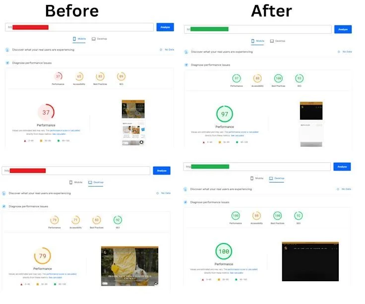 Before → after: 37 → 97 and 79 → 100