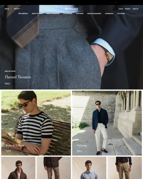 Besnard full homepage