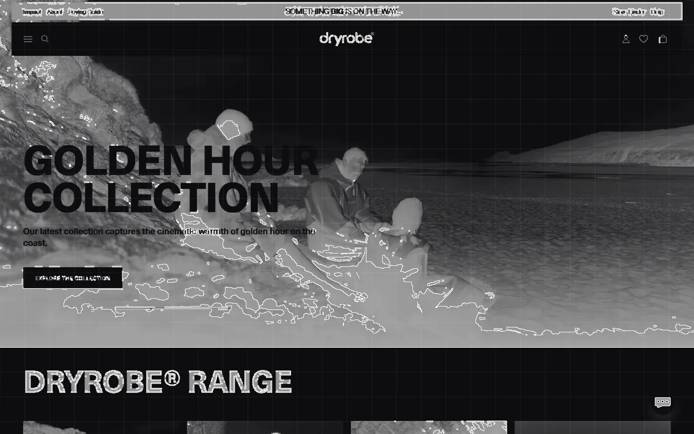 Dryrobe — layout X-ray