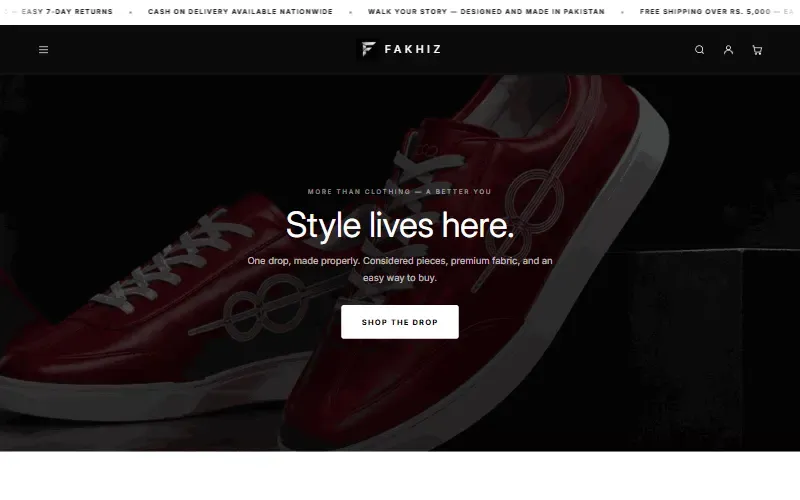 Fakhiz — finished design