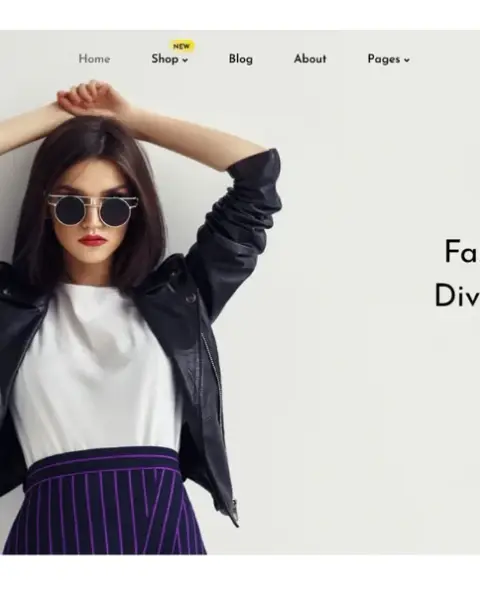 Glamourin homepage hero