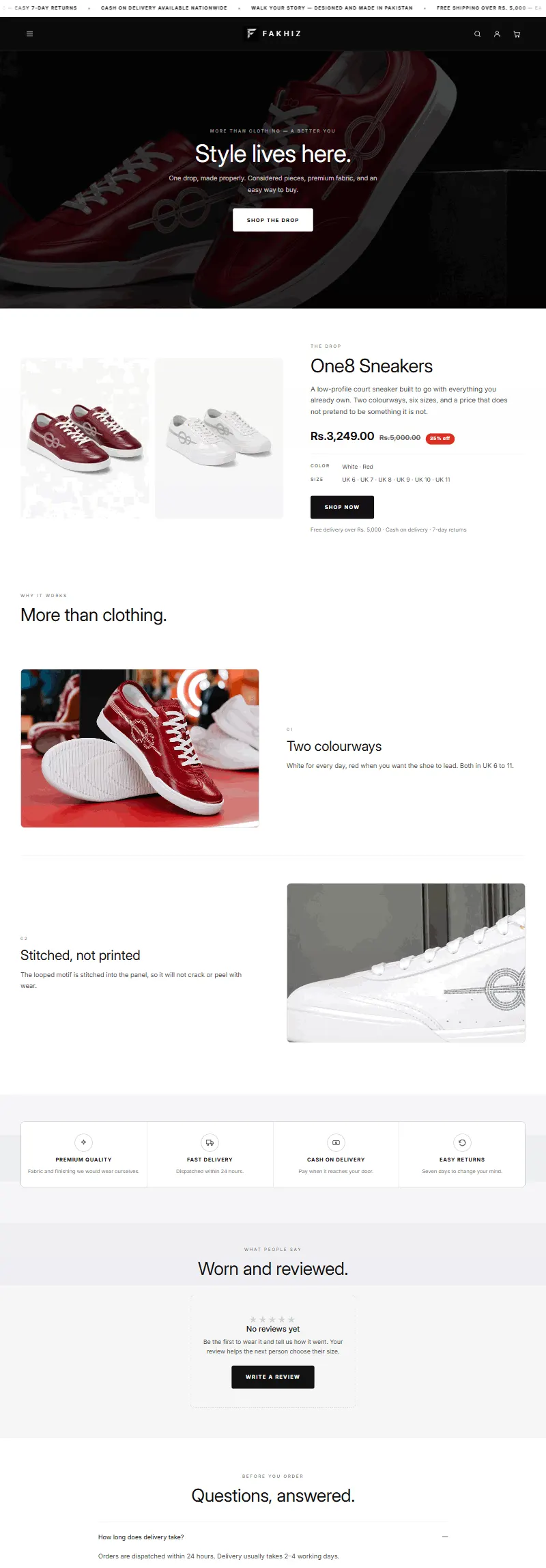 Fakhiz full homepage