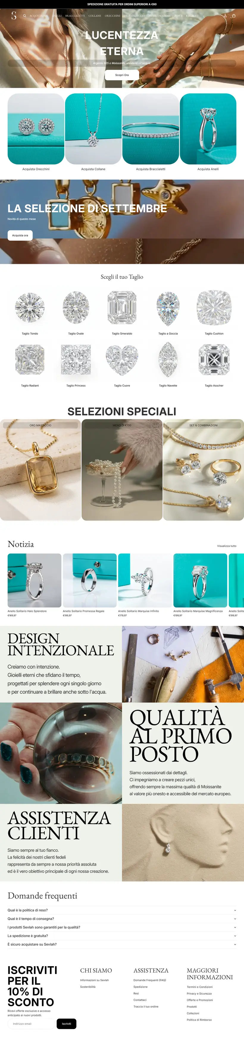 Sevlah full homepage