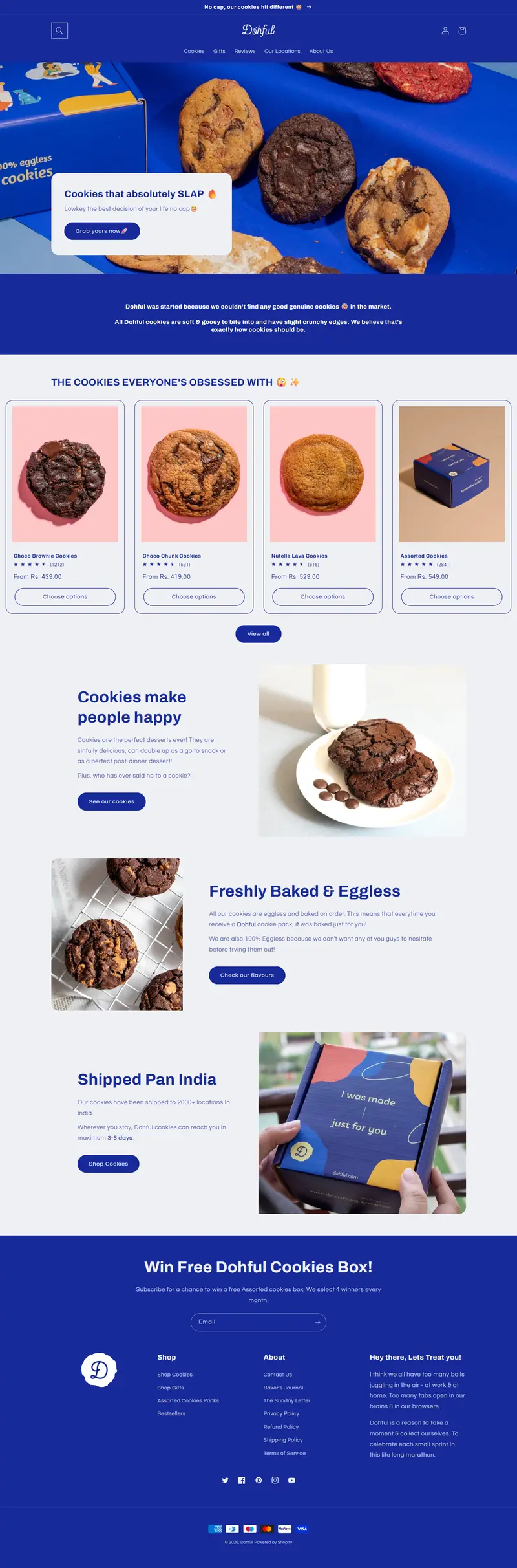 Dohful full homepage