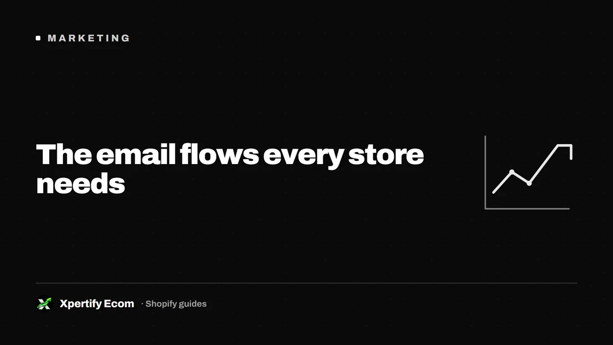 Email marketing automation flows on screen