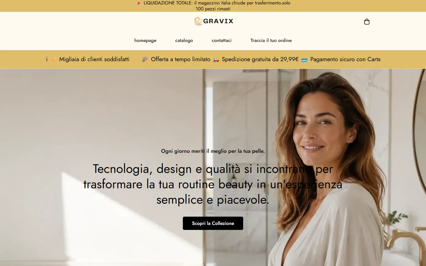 Gravix homepage