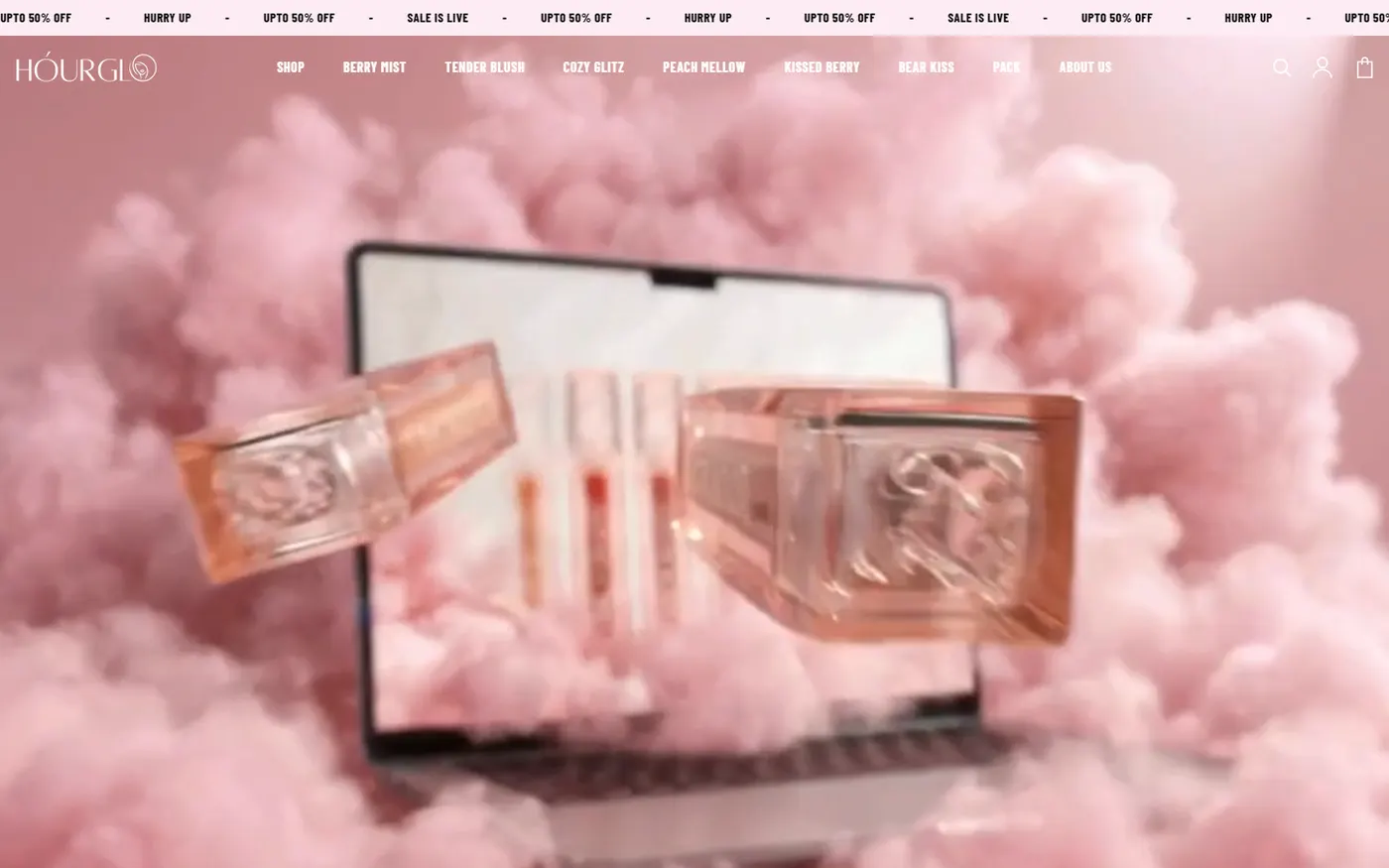 Hourglo homepage
