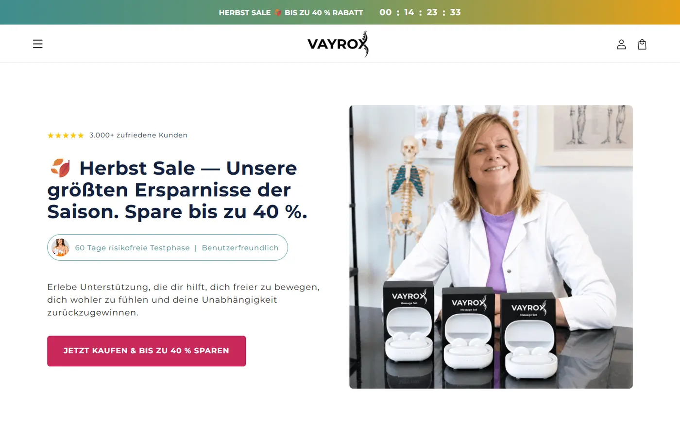 Vayrox homepage