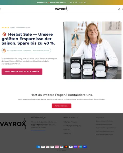 Vayrox Flow full product page